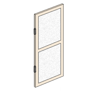 Dreh-Rahmen für gerade Türrahmen (90°)