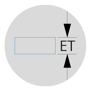 Einbautiefe